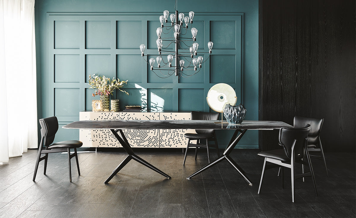 Bàn ăn Cattelan Italia Atlantis Crystalart