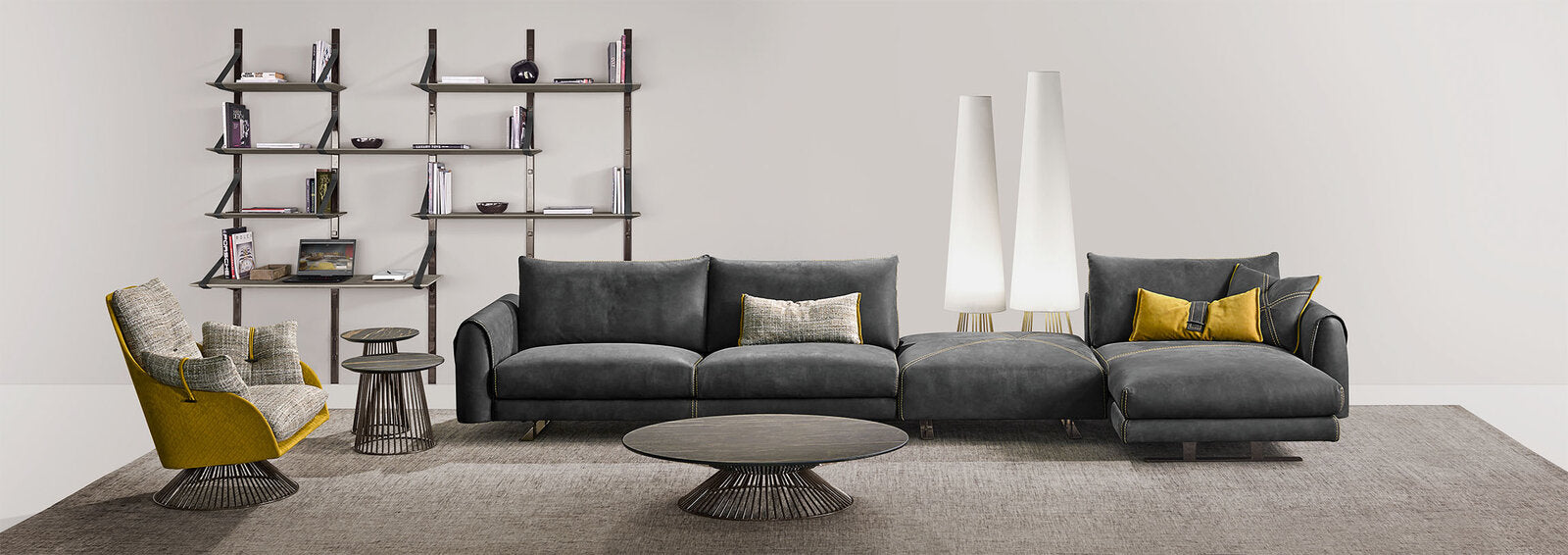 Gối tựa ghế sofa hình chữ nhật Gamma