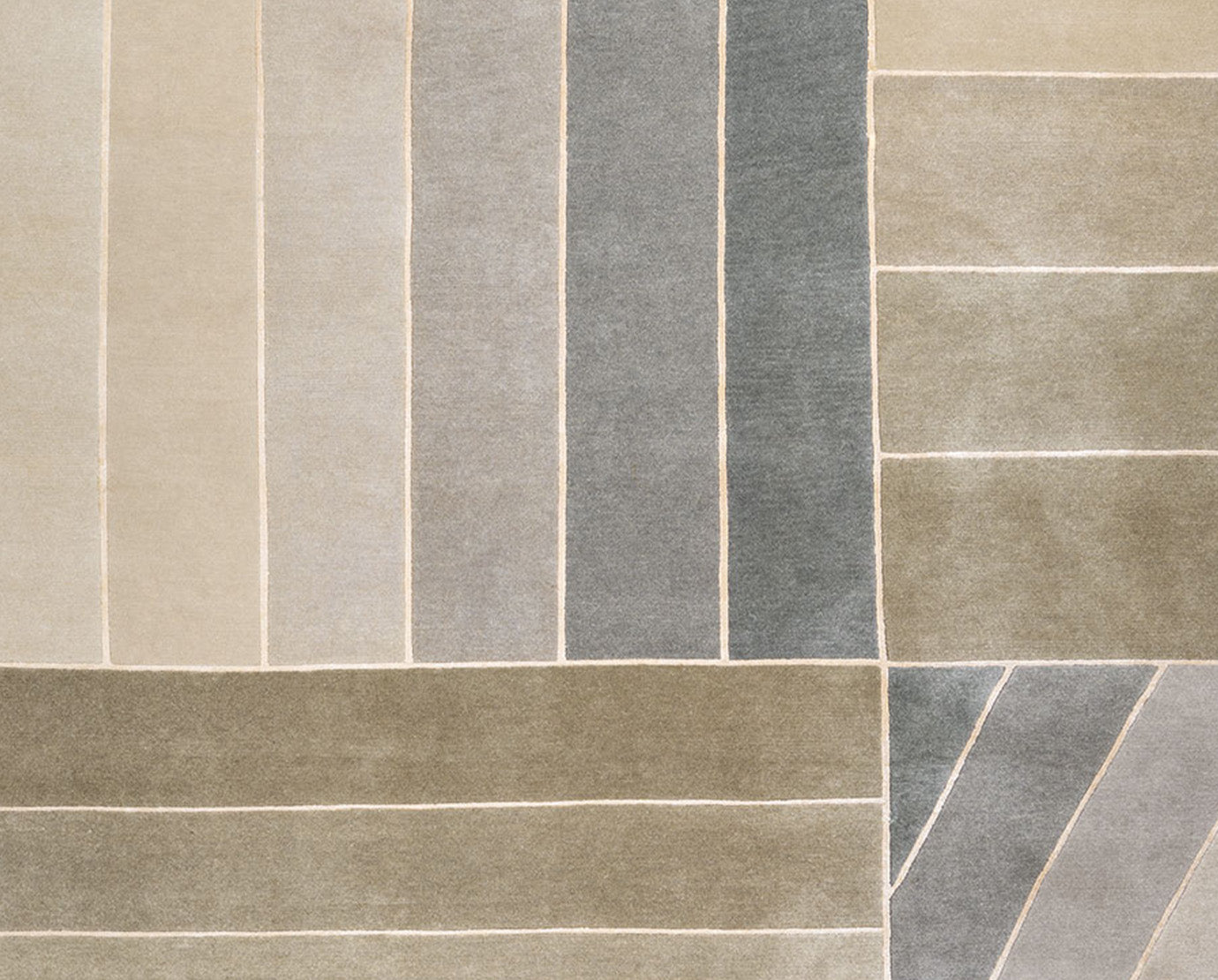 Thảm Turri Zero sọc xanh